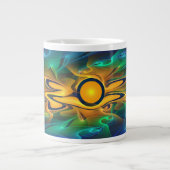 'Light Flame Abstrakt 163' Jumbo-Tasse (Vorderseite)