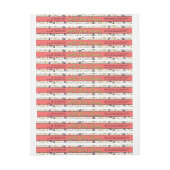 Light Floral Wrap rund um Honey Jar Label (Bogen)