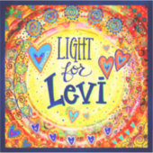 "Light for Levi"-Inspirivity-Aufkleber Aufkleber (Vorderseite)