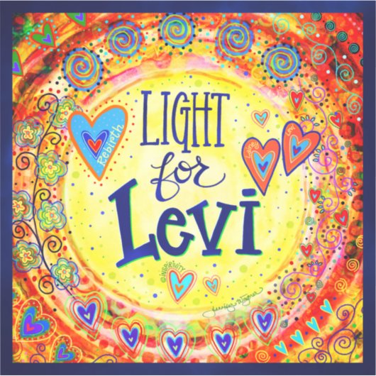 "Light for Levi"-Inspirivity-Aufkleber Aufkleber (Vorderseite)