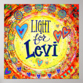 "Light for Levi" Inspirivity Poster (Vorne)