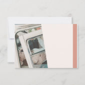 Light Foto Beach Hochzeitsportrait Dankeskarte (Rückseite)