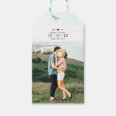 Light Foto | SAVE THE DATE | Geschenkmarke Geschenkanhänger (Vorderseite)