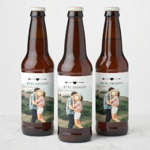 Light Foto   VERLOBUNG   Bier-Etikett Bierflaschenetikett