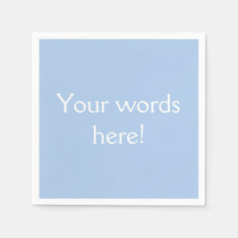 Light French Blue Personalisiert Serviette