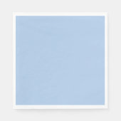 Light French Blue Solid Serviette (Vorderseite)