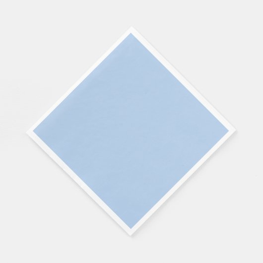 Light French Blue Solid Serviette (Ecke)