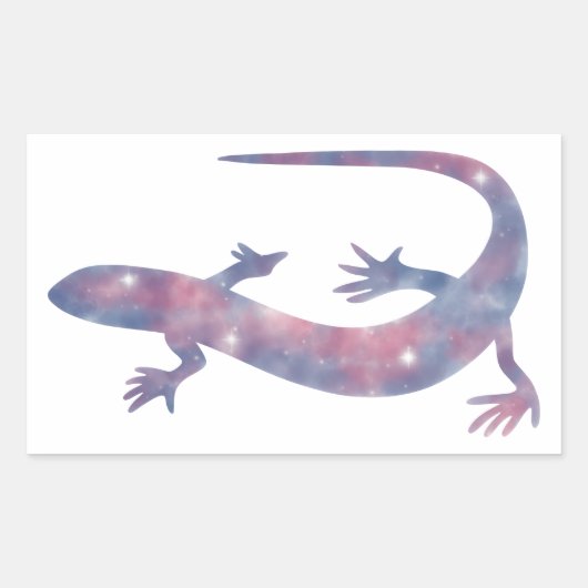 Light Gecko Starscape Sticker (Vorderseite)