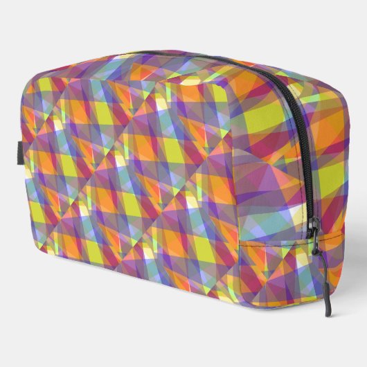 Light Geometric - Dopp Kit Waschbeutel (Rechte Ecke)