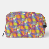 Light Geometric - Dopp Kit Waschbeutel (Rückseite)