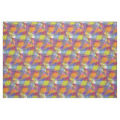 Light Geometric - Vory Linen Fabric Stoff (Fat Quarter (45,7 x 55,9 cm))