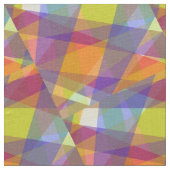 Light Geometric - Vory Linen Fabric Stoff (Nahaufnahme)