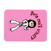 Light Girl Martial Artist Magnet (Horizontal)