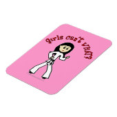Light Girl Martial Artist Magnet (Linke Seite)