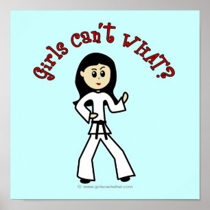 Light Girl Martial Artist Poster