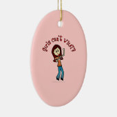 Light Girl Sänger Keramikornament (Rechts)