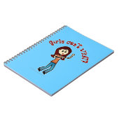 Light Girl Sänger Notizblock (Linke Seite)