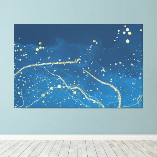 Light Glitzer Leinwanddruck (Insitu (Holzboden))