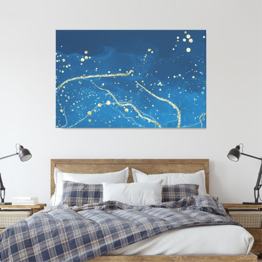 Light Glitzer Leinwanddruck (Insitu (Schlafzimmer))