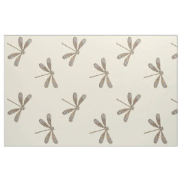 Light Gold Dragonfly Stoff
