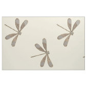 Light Gold Dragonfly Stoff (Fat Quarter (45,7 x 55,9 cm))