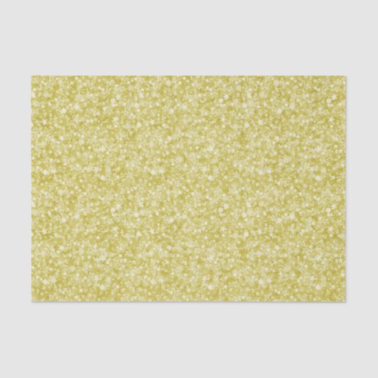 Light Gold Imitate Glitzer & Glitzern Muster Seidenpapier (Vorderseite)