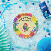 Light Goldendoodle Hund Fun Paint Party Pappteller (Party)