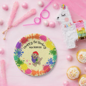 Light Goldendoodle Hund Fun Paint Party Pappteller (Party)