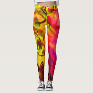 Light Graffiti Urban Graphic Art modern abstrakt Leggings