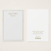 Light Gray Border Necklace Bracelet Display (Vorne & Hinten)