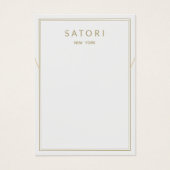 Light Gray Border Necklace Bracelet Display (Vorderseite)