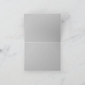 Light Gray #C1C1C1 geklappt Dankeschön Karte (Innenseite)