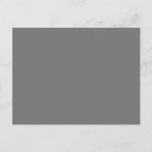 Light Gray #C1C1C1, Kangaroo Ankündigungspostkarte (Vorderseite)