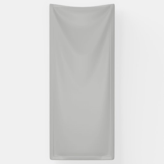 Light Gray #C1C1C1, Kangaroo Vinyl Banner (Vertikal)