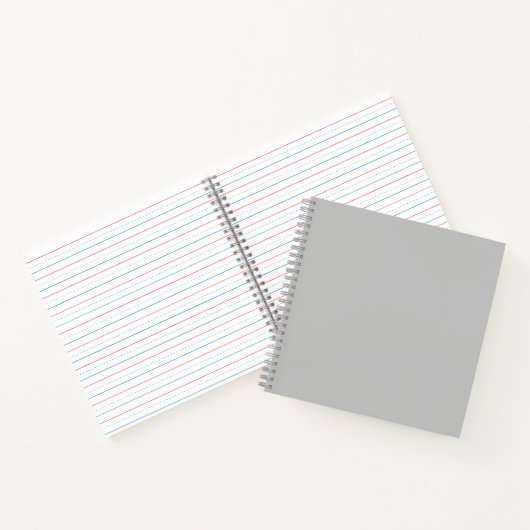 Light Gray #C1C1C1 Spiralnotebook Notizblock (Innenseite)