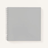 Light Gray #C1C1C1 Spiralnotebook Notizblock (Vorderseite)