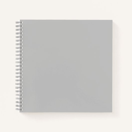 Light Gray #C1C1C1 Spiralnotebook Notizblock (Vorderseite)