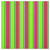 Light Gray, Dark Green, Green, Red und Fuchsia Stoff (Muster)