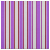 Light Gray, Dark Orchid und Maroon Lines Stoff (Muster)