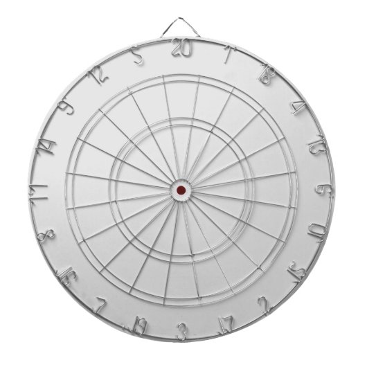 Light Gray #E6E6E6, Grau-Gänse-Dartboard Dartscheibe (vorne)