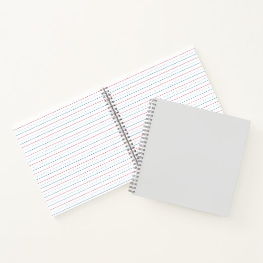 Light Gray #E6E6E6 Spiralnotebook Notizblock (Innenseite)