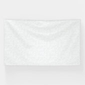 Light Gray Geometric Floral |Modern Summer Pattern Banner (Horizontal)
