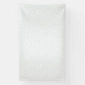 Light Gray Geometric Floral |Modern Summer Pattern Banner (Vertikal)