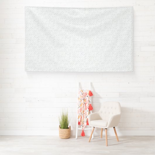 Light Gray Geometric Floral |Modern Summer Pattern Banner (Insitu)
