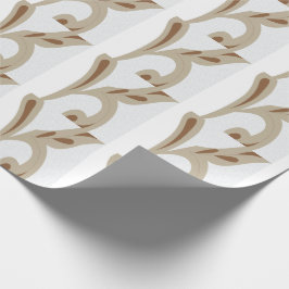 Light Gray Geometric Floral |Modern Summer Pattern Geschenkpapier