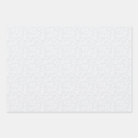 Light Gray Geometric Floral |Modern Summer Pattern Geschenkpapier Set (Vorderseite 2)