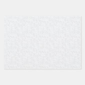 Light Gray Geometric Floral Pattern Geschenkpapier Set (Vorderseite 3)