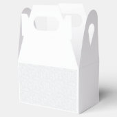 Light Gray Geometric Floral Pattern Geschenkschachtel (Geöffnet)