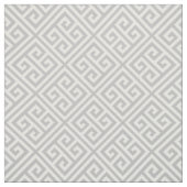 Light Gray Griry Key Pattern Stoff (Muster)