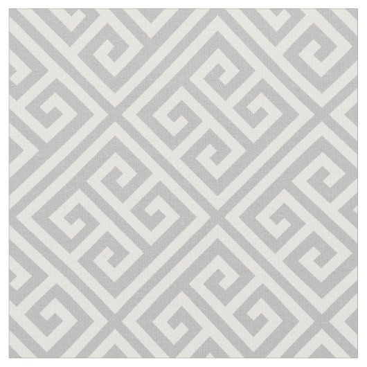 Light Gray Griry Key Pattern Stoff (Nahaufnahme)